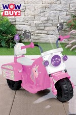 unicorn motorised ride on motorcycle