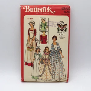 Butterick Sewing Pattern 4260 Womens Dolly Madison Costume Size 10 Uncut - Picture 1 of 5