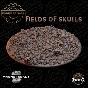 Bases - Fields of Demon Skulls - Oval 120x92mm (x1) - Imagen 1 de 1