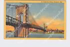 PPC Postcard OH Ohio Cincinnati Suspension Bridge Scenic View #2