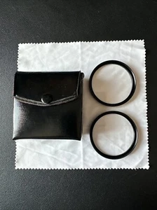 Quantaray 52mm close up filters, +1 and +2 W/ Case - Picture 1 of 7