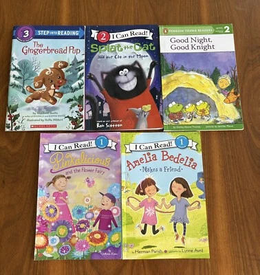 Mixed lot Of 5 Beginners Reading Children’s Picture Books Level 1-2 - Image 1 of 2