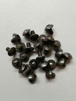 ANIXTER FASTENER (25)M6x1.0x10 Torx Truss Steel Screws Class 8.8 Zinc Bake & black 8477-510