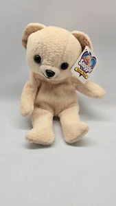 Oso de peluche acurrucado frijol 8" peluche animal 1999 - Imagen 1 de 3