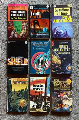 Lot 9 Vintage POUL ANDERSON Paperback Books 1961-70; Many UK Editions; TAU ZERO - Image 1 of 4