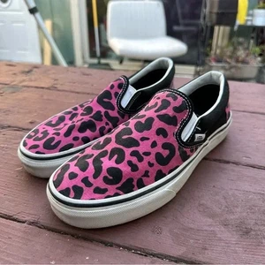 Vans Classic Sneaker Slipper Rosa Leopard Freizeitschuhe Größe 8,5 W 7,0 M Selten! - Bild 1 von 6