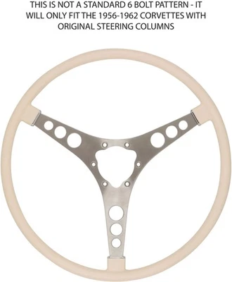 Volante American Retro Shoreline beige 15" para Chevy Corvette 1956-1957 Foto 1 de 4