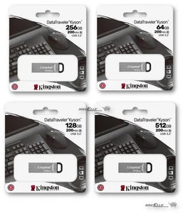 USB Stick Kingston Kyson Speicherstick 64GB, 128GB, 256GB 3.2 USB Flash Drive - Bild 1 von 25