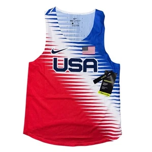 Nike Aeroswift Dri-Fit ADV USA Racing Singlet, Size Medium NWT CV0414-657 - Picture 1 of 2