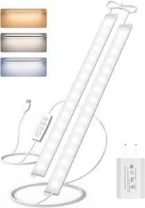 Luz LED 30 cm bajo gabinete regulable 3 tonos con memoria para cocina o estante - Picture 1 of 12