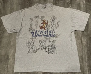 Vintage Disney Tigger Shirt Cartoon Winnie The Pooh USA 90s - Picture 1 of 7
