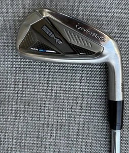 Taylormade Sim 2 Max 7 Iron Par 1° Up/2° FL Dyn Gold 105 X100 Mid Traj. - Picture 1 of 8