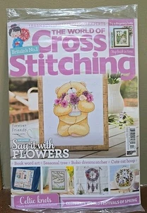 Revista The World of Cross Stitching número 317 dilo con flores - Imagen 1 de 2