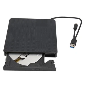External CD DVD Drive USB3.0 Type C Dual Interface Quiet Fast Transmission CD FY - Afbeelding 1 van 24