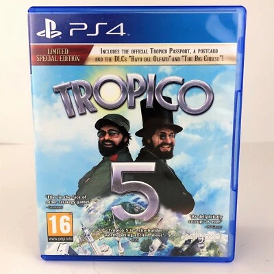 Tropico 5: Limited Special Edition (Sony Playstation 4, 2015)  PS4 Adult Ownded  - Image 1 of 4