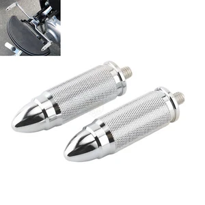 Tacón cromado clavija de cambio de punta para Harley Softail Touring Road King Sportster - Imagen 1 de 9