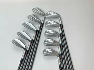 BEN HOGAN ICON FORGED IRONS 4-PW + 50,54,58 WEDGES REGULAR FLEX RECOIL ES SHAFTS - Picture 1 of 17