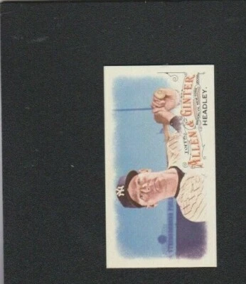 2016 TOPPS ALLEN & GINTER'S MINI ГЛЯНЦЕВЫЙ ШЕДЕВР NO70 CHASE HEADLEY SP NO1/1 - Изображение 1 из 2