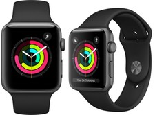 Apple Watch Series 3 42mm GPS + LTE Cellular Sport Band Black W/ APPLE WARRANTY