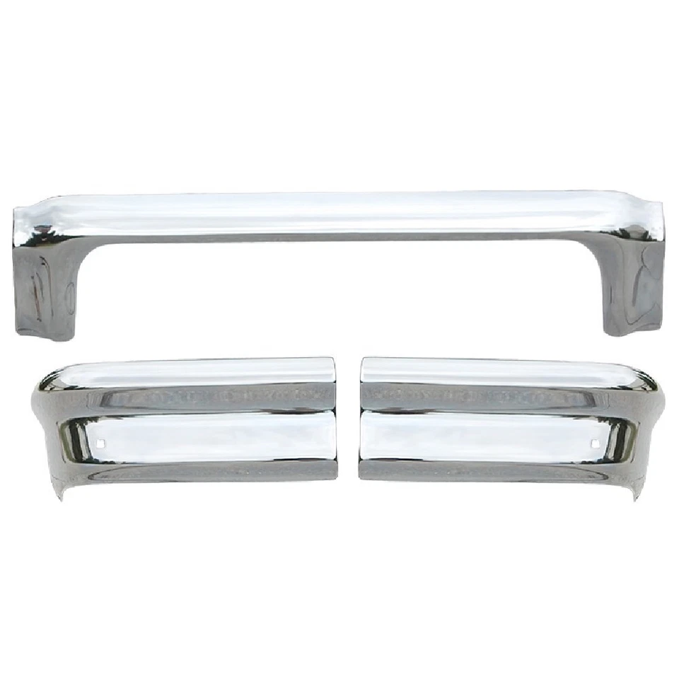 Chevrolet Impala 1958 Bel Air Biscayne parachoques trasero 3 piezas cromado Foto 1 de 1