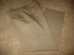 Mens Tan RALPH LAUREN Total Comfort Lined Wool Dress Pants 35 x 32 - Picture 1 of 1
