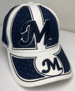 RARE Vintage Michigan Hat CITY HUNTER Double Striped Script M Logo Adjustable - Picture 1 of 8