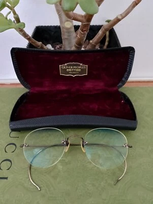 Universal Optical.Co 1/10 12K GF Oliver People eyeglass frame - Image 1 of 4