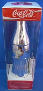 1994 Ty Cobb Silver Commemorative Coca-Cola Bottle #LTD.ED. & COA, Mint, Sealed - Picture 1 of 6