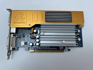 GIGABYTE GV-NX71G512P8-RH NVIDIA GEFORCE 7100GS 128MB DDR2 PCIe Graphics Card - Picture 1 of 8
