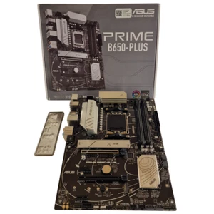 Scheda Madre ASUS PRIME B650-PLUS AM5 AMD Serie 7 8 9000 DDR5 BIOS Aggiornato - Afbeelding 1 van 11