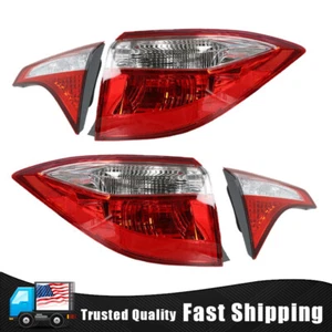 For 2014 2015 2016 Toyota Corolla LE Rear Tail Lights Inner Outer Left & Right - Picture 1 of 11