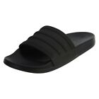 Mens Adidas Adilette Cloudfoam+ Mono Black Slides Sport Sandal S82137 Sizes 8-12