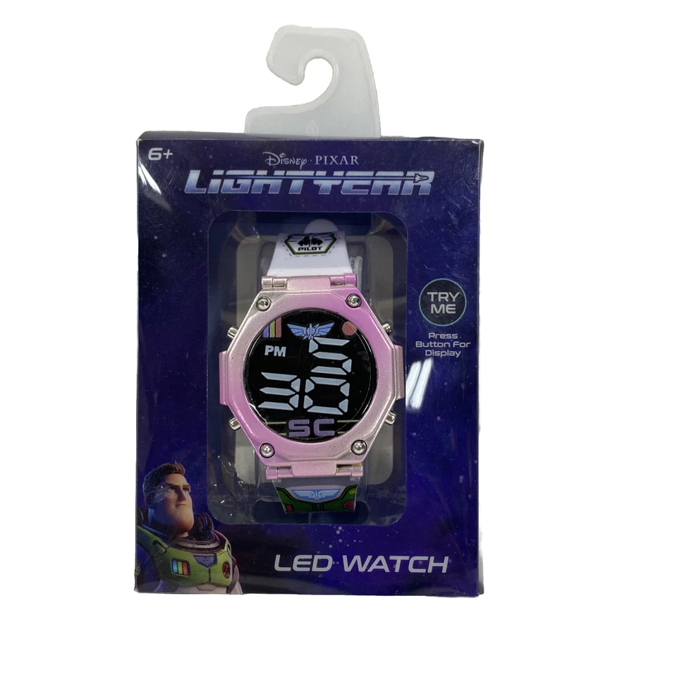 Watch Kids Disney Pixar Buzz Lightyear Digital LED Girls Boys Digital Display