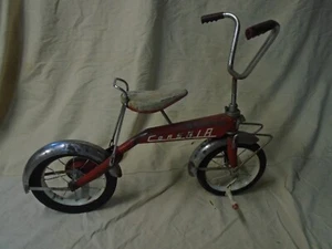 Vintage RARE "CORSAIR" 12" CHILD'S FRONT PEDAL BICYCLE - TO RESTORE or PARTS - Picture 1 of 23