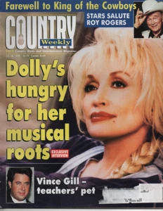 Country Weekly Magazine July 28 1998 Dolly Parton Garth Brooks Roy Rogers - Picture 1 of 3