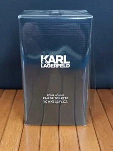 KARL LAGERFELD FOR MEN EAU DE TOILETTE 100 ML MEN'S SPRAY NEW SEALED - Picture 1 of 3