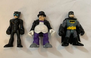 Imaginext DC Batman Cat Woman Penguin Figure Lot Of 3 - Picture 1 of 2