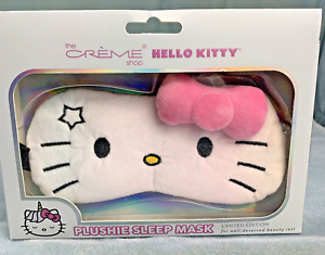 The Creme Shop Hello Kitty Plush Sleep Eye Mask New In Box Pink Bow