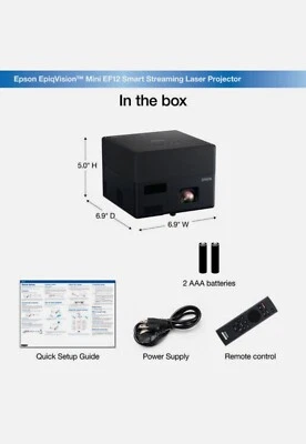 Epson EF 12 Mini projector - Image 1 of 4