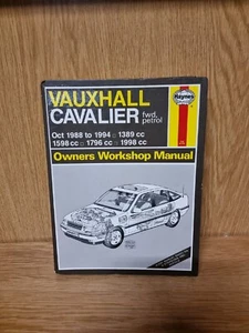 Haynes Manual 1570 : Vauxhall Cavalier ( Oct 1988 - 1994 ) fwd petrol (P6) - Picture 1 of 3