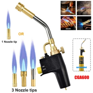 Mapp Propane Torch Head TS8000 Trigger Start Welding Brazing Torch Welding Flame - Picture 1 of 33