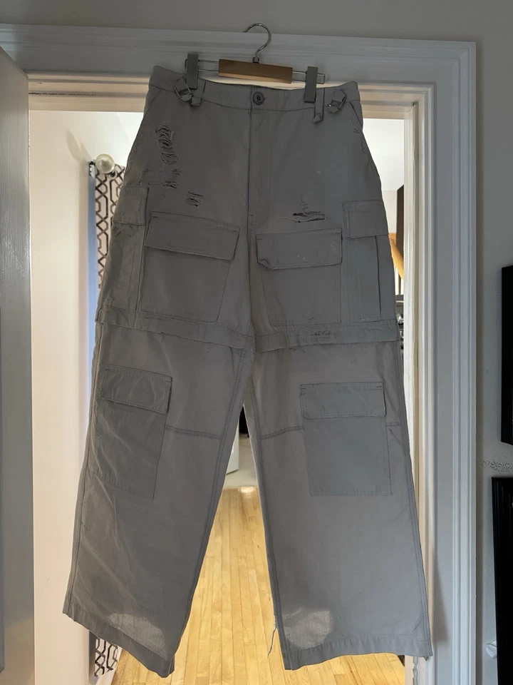 BALENCIAGA 工装裤 米色 44(约 S) 2200583476034 保修 & 延长技术支持 — 第 1/4 张图片