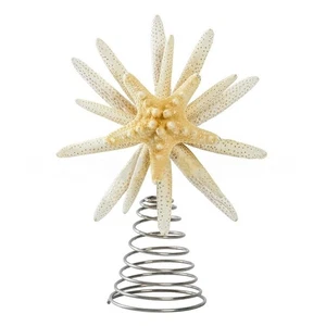 Resin Starfish Christmas Tree Ornament with Quick Attachment and Dynamic Motion - Picture 1 of 10