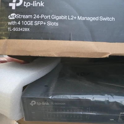 TP-Link SG3428X Omada 24-Port Gigabit L2+ Managed Switch with 4 10GE SFP+ Slots - Image 1 of 2