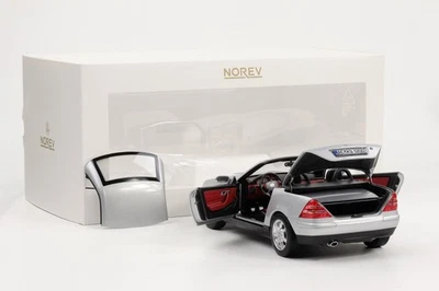 1:18 Norev Mercedes Benz SLK 200 Roadster R170 1996-2000 Argento Brillante - Immagine 1 di 4