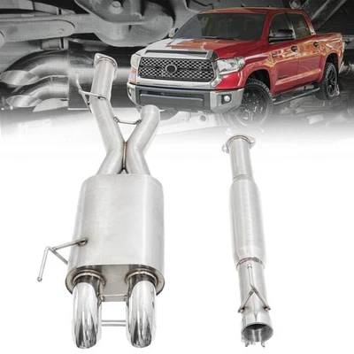 Puntas de escape dobles Megan Catback para 14-21 Tundra CrewMax 5,7 L XK50 Foto 1 de 4