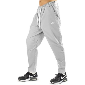 Pantalones de pierna cónica tejidos Nike Club para hombre gris humo claro blanco DX0623-077 talla S - Imagen 1 de 4