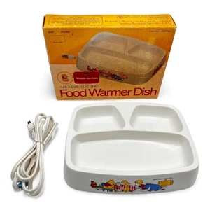 Vintage Sears Winnie The Pooh Electric Food Warmer Dish Tested 17974 w Box Crack - Picture 1 of 21