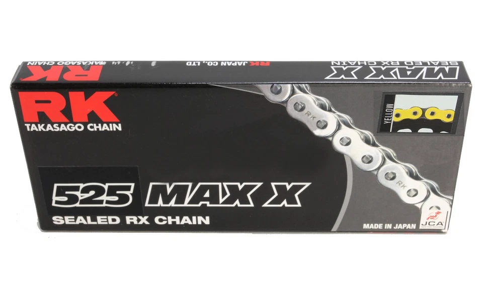 RK 525 Max-X O-Ring Chain Yellow 120 Links (525MAXX-120-YY) - Image 1 of 1