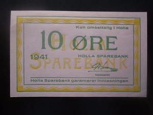 Norway Holla 1941 banco de repuesto 10 minerales - Imagen 1 de 2